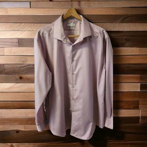 Men's long-sleeved button shirt
